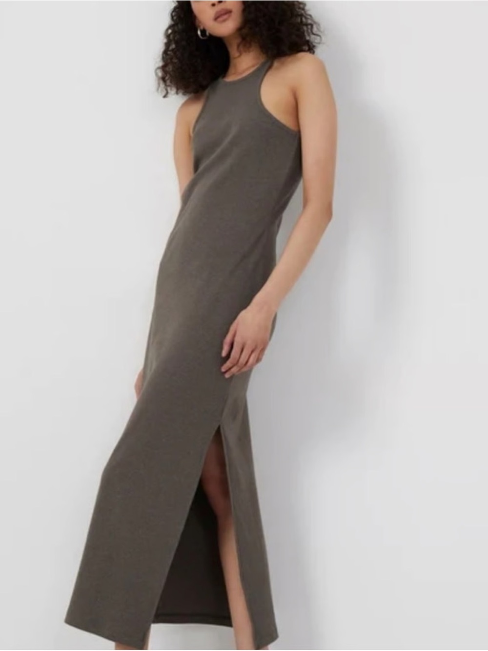 NWT French Connection Sleeveless Ribbed Cut out Maxi Dress
